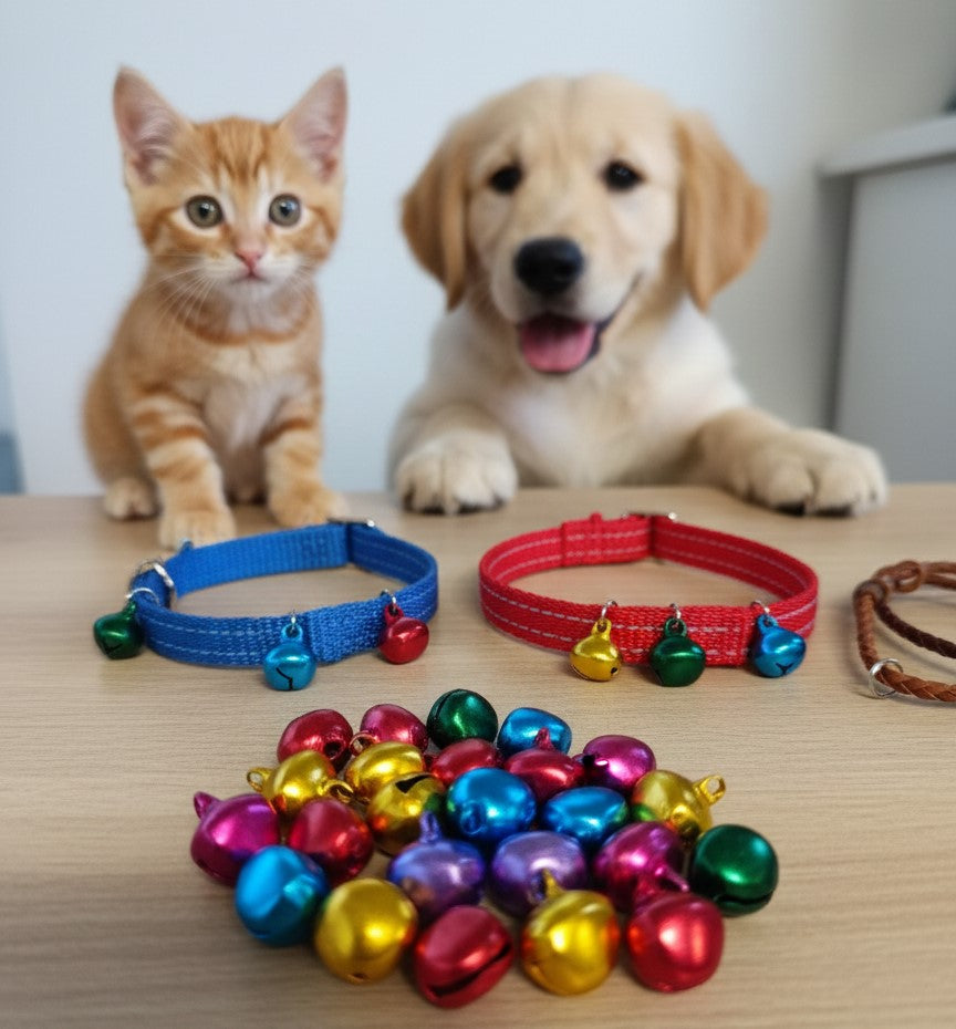 1 cm Renkli Hobi Çan Seti - El Yapımı Ürünler İçin Dekoratif Küçük Zil 50'li Paket
