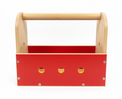 Ahşap Tamir Atölyesi Kutusu - Montessori Eğitici Oyuncak - Doğal Ahşap