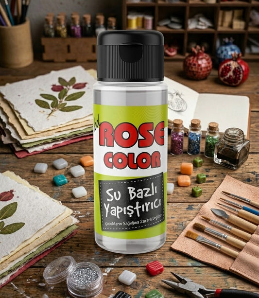 Rose Color Şeffaf Su Bazlı Mozaik ve Boncuk Yapıştırıcısı